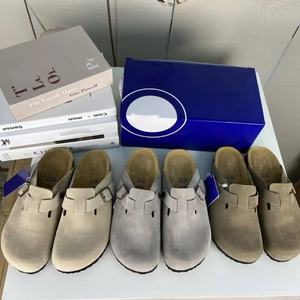 Sandalias <span class=keywords><strong>Birkenstock</strong></span> de Verano, Impermeables, de Cuero Genuino, Punta Cerrada, Plataforma, para Playa, Invierno, Forro de Moda, Piel - Product Image 6