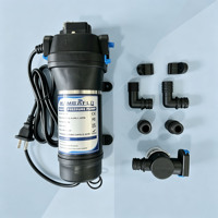 Pompa Air Bertekanan Otomatis Mambaflo FL-33 110V AC Self Priming 35PSI 12.5LPM untuk Caravan Motorhome