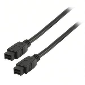 Cable Firewire de 2 m, Negro, 9 Pines, Conector de Transferencia de Datos - Product Image 3