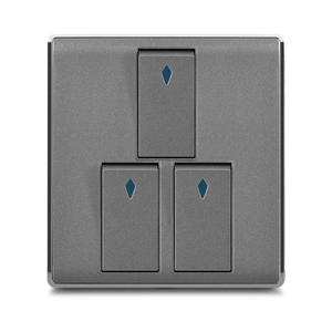 FULINMEN KKV 4 GANG 1 WAY Switch 16A Max. Courant 220-250V USB A/C Ports Big Button Full PC Faceplate Usage domestique - Product Image 2