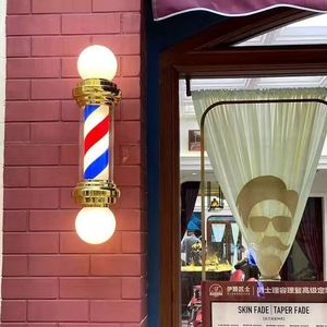 Wholesale Modern Glass Salon Turn Light Hairdressing Logo Light Wall Hanging Rotating Led <b>Barber</b> Pole <b>Set</b> - Product Image 6
