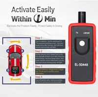 Herramienta de Activación de Sensores TPMS para Vehículos GM Compatibles, KINGBOLEN EL-50448 315MHz 433MHz