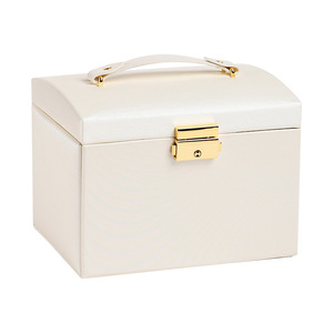 Boîte à bijoux <span class=keywords><strong>rectangulaire</strong></span> multi-couches <span class=keywords><strong>de</strong></span> style européen avec fermeture à loquet, boîte <span class=keywords><strong>de</strong></span> <span class=keywords><strong>rangement</strong></span> multifonctionnelle <span class=keywords><strong>de</strong></span> grande taille pour bagues - Product Image 5
