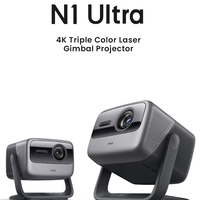 Projecteur laser 4K triple couleur JMGO N1 Ultra version mondiale 300 ANSI Android TV 11.0 DTS/Audio portable