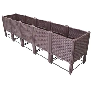 Vente d'usine, <span class=keywords><strong>bac</strong></span> à jardin surélevé, système d'auto-arrosage, trous de drainage, pour la culture de légumes, de fruits, de fleurs et d'herbes en intérieur et en extérieur - Product Image 1