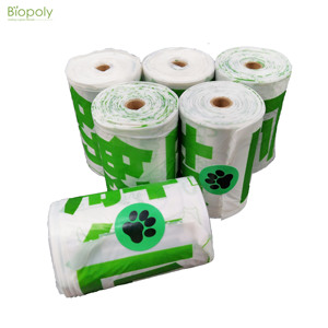 Bolsas Biodegradables para Desechos de Mascotas, Bolsas de Plástico PLA con Impresión en Huecograbado para Uso en Supermercados - Product Image 4