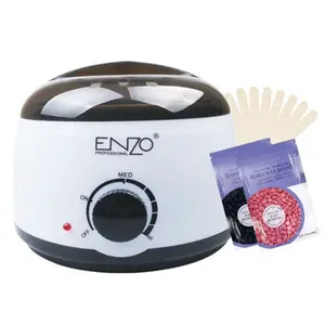 ENZO Elektrische mini ontharing kit warmer SPA hand in home skin whitening wax facial wax bean smelten pot heater warmer machine