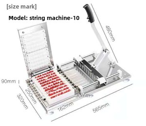 220V Commercial BBQ Machine Semi-Automatic Kebab Skewer Tool with Motor for Lamb and Meat Skewers - Product Image 6