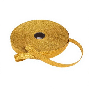 Tresse de cérémonie en dentelle et autres garnitures pour uniformes et tresses de dentelle décoratives Custol couleur or - Product Image 1