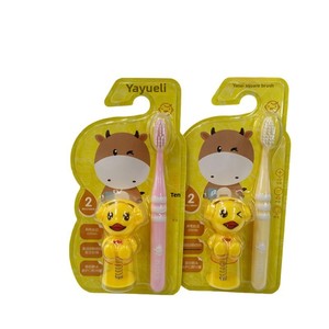 Assortiment de brosses à dents manuelles à poils souples pour enfants, avec motifs de dessins animés, toupies, avions, réveils et poupées à ventouse, pour diverses catégories <span class=keywords><strong>d</strong></span>'âges - Product Image 5