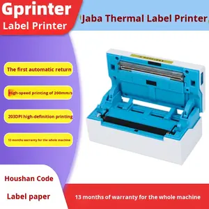 자부 열전사 라벨 프린터 해외 배송 운송장 물류 바코드 인쇄 라벨 기계 USB 인터페이스 203dpi - Product Image 3