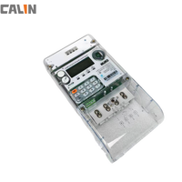 Compteur d'énergie prépayé intelligent monophasé BPLC avec couvercle de borne étendu et module enfichable