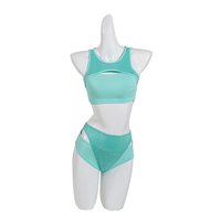 Haute qualité trois couleurs Polyester femme entraînement entraînement ensemble dames taille haute pantalon danse pôle porter