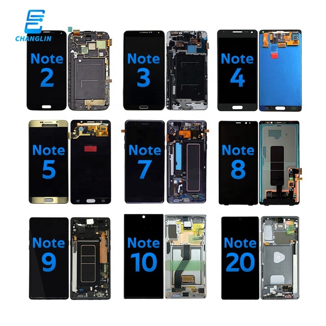 Ekran Phone Lcd for samsung Mobile Repair Assembly Note 7 8 9 10 20 Plus ultra Ecran