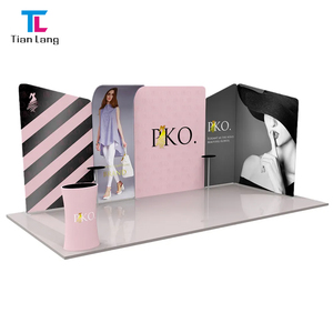 TianLangAffordable Precio al por mayor Banner Stands Tension Fabric Display Stand Ajustable Pop up Photo Booth Telones de fondo para fiesta - Product Image 6