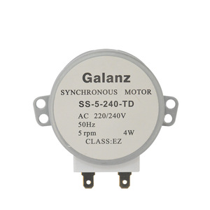 Moteur synchrone Galanz SS-5-240-TD 220 240V 50Hz 5Rpm 4W pour plateau tournant de four à micro-ondes - Product Image 1