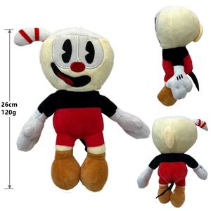 EN STOCK, venta al por mayor, suave, lindo, kawaii, peluche, juguetes de peluche, dibujos animados, anime, cuphead, juguete de peluche - Product Image 4