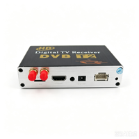 Receptor de TV Digital para Europa y Tailandia, Quad Core 4K DVB-T2, Decodificador con Doble Sintonizador para Auto