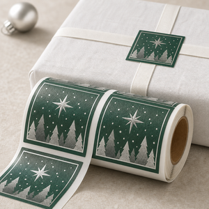 Etichette Decorative per <span class=keywords><strong>Regali</strong></span> Natalizi e Adesivi Festivi per Cesti Beneficiari, Eventi Comunitari e Pacchetti Regalo per le Festività - Product Image 1