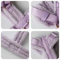 Nouvelle Arrivée Harnais pour Chien Teddy Luxe Personnalisé sans Traction Confortable Réglable Doux Rembourré Fabricant