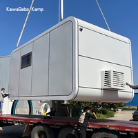 Kawagebo-Structure mobile moderne personnalisable de 20 pieds modulaire Apple Cabin Container House Apple Cabin Prefab Tiny