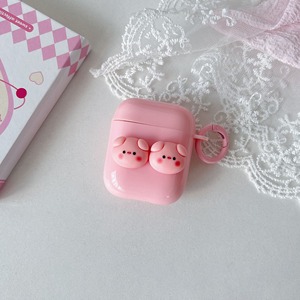 Nouveau Style rose 3D <span class=keywords><strong>cochon</strong></span> Design étui pour casque 3rd Gen pour <span class=keywords><strong>Airpods</strong></span> 1st/2nd Pro accessoire de couverture d'écouteur pour <span class=keywords><strong>Airpods</strong></span> 4 - Product Image 3