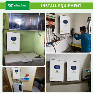 Système solaire hybride 5 kVA 12 kW 6 kW à onde sinusoïdale pure avec stockage d'énergie, pour réseau photovoltaïque, haute efficacité, 24 V VE-DYDXGP - Product Image 5
