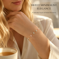 Bracelet en perles de coquillage en acier inoxydable couleur or pastel, carré, trois points cinq millimètres, fait main, pour femmes, vente en gros