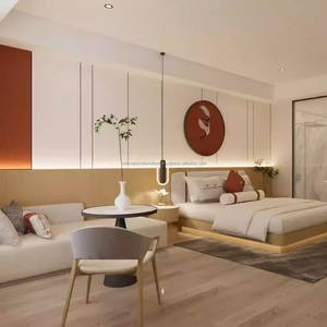 Juego de Muebles de Dormitorio Modernos de 3 Estrellas a Precio Competitivo, con Base de Cama de Madera, Mesitas de Noche, Armario, Mueble para TV, Sofá para Sala de Estar, Juego Completo para Habitación - Product Image 2