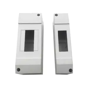 ELMAK 1 2 4 8 POLE Surface Mounted Enclosure Including Din Rail and Circuit Breaker Cover