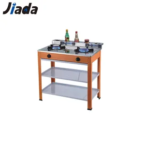 Hot Sale Standing Gas Stove for Outside Use Auto ignition 2 burner Cast Iron Commercial Gas stove