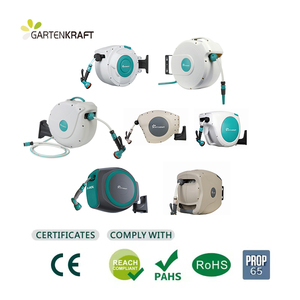Avvolgitubo <span class=keywords><strong>da</strong></span> <span class=keywords><strong>Giardino</strong></span> Automatico Retrattile ad Alta Pressione con Connessione Rapida e Montaggio a Parete - Product Image 5