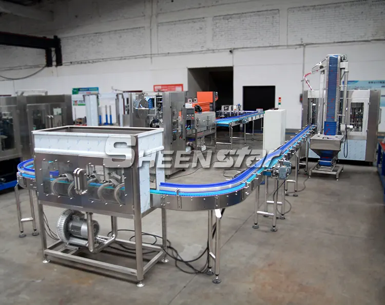 Lini Produksi Lengkap Pabrik Air Mineral Botol Plastik Tiongkok 8000 BPJ