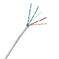 Cable de Telecomunicaciones Cat5e para proyectos de red de cobre desnudo, categoría mejorada, 0,5mm, UTP, 100M