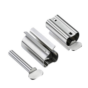 Metalen Buis Rollende Tandpasta Squeezer Badkamer Accessoires Roestvrij Staal 304 Tandpasta Dispenser - Product Image 4