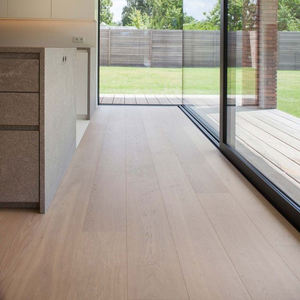 Suelo de Ingeniería Apolloxy Contemporáneo Multicapa, Fácil de Limpiar, Impermeable, de Roble Blanco y Blackbutt, con Acabado Brillante para Apartamentos - Product Image 1