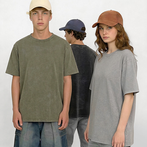 Camisetas Blancas de Manga Corta para Hombre, 100% Algodón, 240gsm, Tejido de Punto, Estilo Oversize, Teñido en Frío, Streetwear, Venta al Por Mayor, OEM, Impresión DTG - Product Image 3