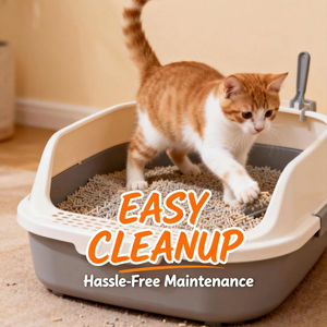 Bandeja para Arena de Gato de Tofu con Carbón Activado, Madera de Pino, Almidón de Maíz, Biodegradable, Ecológica, Desechable por el Inodoro, Sin Bloqueos - Product Image 1