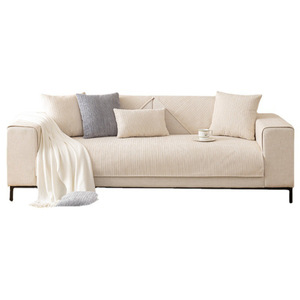Solid Color Sofa Cushions Chenille Non Slip Seat Covers Backrest <b>Pad</b> Type Medium Firmness All Seasons Simple Anti Cat <b>Scratch</b> - Product Image 5