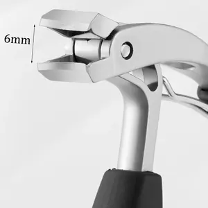 Nuevo cortador de uñas de acero inoxidable curvo de gran apertura antisalpicaduras herramientas de pedicura de diseño ergonómico - Product Image 2