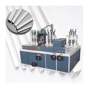 Xieli Machinery Factory Supply Aluminium Iron Stainless Steel Four Sides Square Tube Polishing Wire drawing Derust Machine