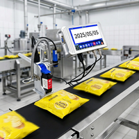 Haute vitesse continue en ligne Tij imprimante Portable Logo Machine d'impression bande transporteuse pour bouteille en verre Pcb petite entreprise