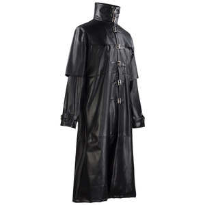 <span class=keywords><strong>Manteau</strong></span> long médiéval vintage à boutons pour homme - Cosplay Halloween Grim Reaper Plague - Product Image 3