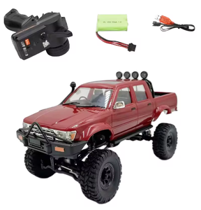 2.4G WPL C-64-1 4WD Crawler Truck RC Car Metal Construction USB Cable 9-Channel <b>Remote</b> <b>Control</b> 20m Range 1:16 Scale - Product Image 1