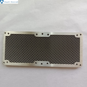 Nid d'abeille en acier inoxydable/aluminium pour aérothermes, redresseurs, prises d'air de climatisation, blindage CEM, résistant à l'<span class=keywords><strong>eau</strong></span> et au feu Hengshi - Product Image 1
