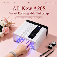 Lampe à ongles LED sans fil portable, puissance élevée personnalisée 108W, lampe UV LED intelligente, machine de séchage pour gel, sèche-ongles pour vernis à ongles