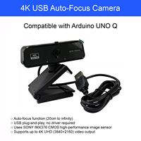 Kit de démarrage Arduino UNO Q avec carte mère Linux 2 Go/4 Go, caméra 4K, station d'accueil PD 45 W, USB 3.0, ordinateur de bureau