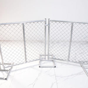 Padrão americano Melhor Qualidade Portátil Malha De Arame Soldada Backyard <span class=keywords><strong>Fence</strong></span> Brace Temporária <span class=keywords><strong>Concrete</strong></span> Base Pés Modelagem 3D Incluído - Product Image 4