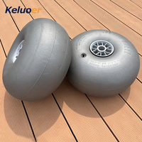 Chariot de plage de haute qualité Kayak Dolly Pneu gonflable de 16 pouces