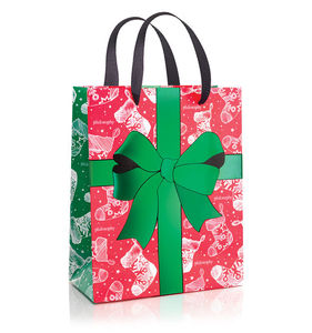 KinSUN Hot Sale Free Design Custom Luxury Christmas Small Kraft <strong>goyard</strong> Paper <strong>Bag</strong> With logo